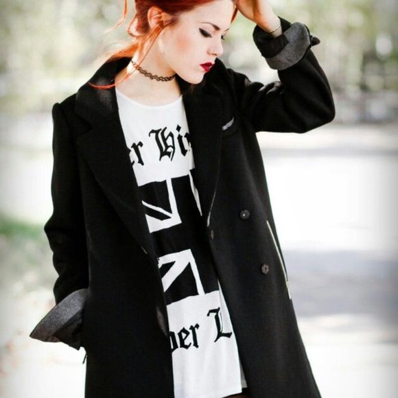 Authentic Dawn Levy Wool Coat - Picture 2 of 7